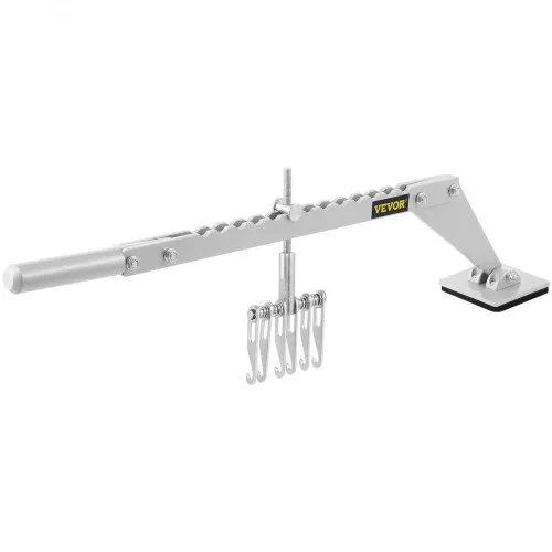 VEVOR 625 mm Nivellierstange Single Leg Dent Puller 200 mm Dent Pull Bar tragbarer Nivellierstange 6 Klauenhaken – Bild 9