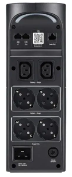 APC USV Back-UPS Pro 2200VA for Gaming 230V Pure Sinewave LCD Black, RGB-Beleuchtung, Schutzkontakt/kaltegeräte Dosen, – Bild 2