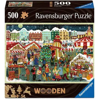Wooden Puzzle – Weihnachtsmarkt Wooden Puzzle – Weihnachtsmarkt