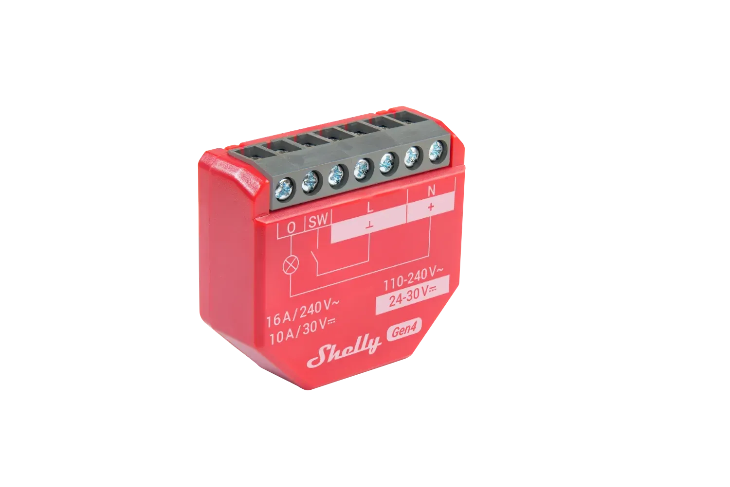 Shelly · Unterputz · "1PM Gen4 4er Pack" · Relais · max 16A · 1 Kanal · Messfunktion · WLAN · Matter · Zigbee · Bluetooth – Bild 4