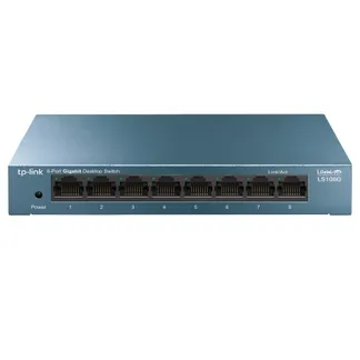 TP-Link 8-Port Desktop Switch (10/100/1000Mbit/s) TP-Link 8-Port Desktop Switch (10/100/1000Mbit/s)