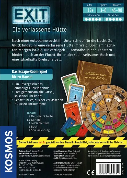 Kosmos EXIT - Das Spiel - Die verlassene Hütte – Bild 2