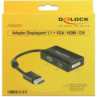 Adapter Displayport > VGA/HDMI/DVI-D Adapter Displayport > VGA/HDMI/DVI-D