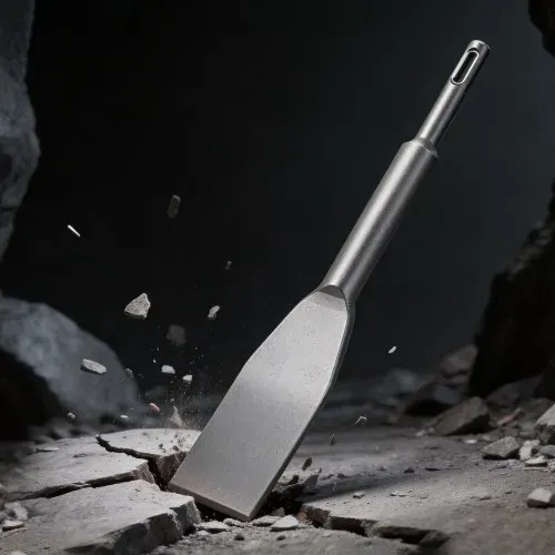 VEVOR SDS Plus Meißel-Set, 3-tlg. SDS Plus Bohrhammer-Aufsatz, inkl. Spitz-, Flach- & Spatenmeißel, Wärmebehandelter 40Cr-Legierungsstahl, für Abbruch- & Renovierungsarbeiten – Bild 7