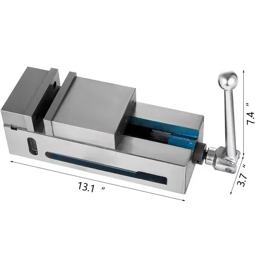 VEVOR Schraubzwingen-Schraubstock Hochpräzisions-Spannstock 101,6 mm Kieferbreite CNC Schraubstock feste Kiefer – Bild 7