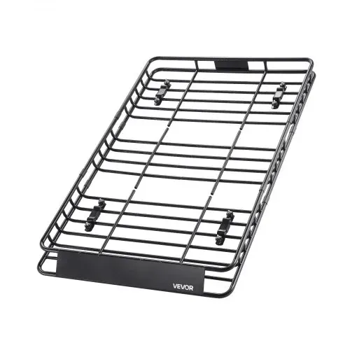 VEVOR Dachkorb Auto 1625 x 990 x 105 mm Dachträgerkorb 113,4 kg Tragkraft, Autodachkorb mit Wasserdichter Gepäcktasche Netz Ratschengurten, Gepäckkorb Geeignet für SUV Lkw Pkw, Schwarz – Bild 10