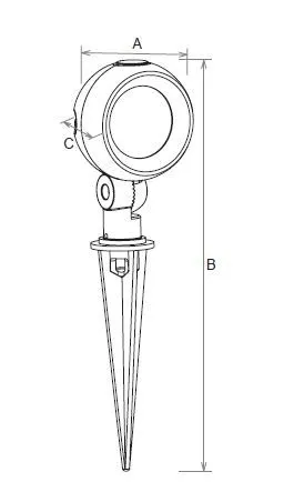 Synergy 21 LED Garten spot SPIKE 6W warmweiß – Bild 3