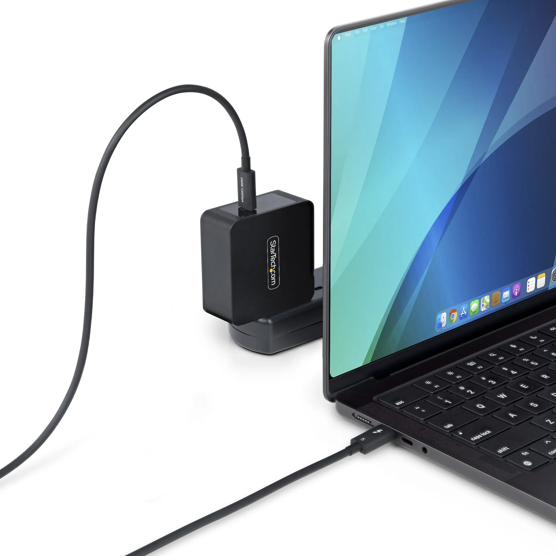 StarTech.com 1m Thunderbolt 5 Kabel, 80Gbps-120Gbps, 240W PD, 8K 60Hz, Thunderbolt-zertifiziertes Kabel, TB4, USB4, USB-C Kompatibel – Bild 5