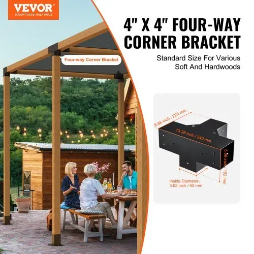 VEVOR 2er-Set Pfostenverbinder, 10 x 10 cm (Innengröße 91,44 x 91,44 mml) Pfostenecke Pergola Eckverbinder Holzverbinder 90°-Stiefelstruktur Eckhalterung Holzbalken Pavillon Halterungs Set VEVOR 2er-Set Pfostenverbinder, 10 x 10 cm (Innengröße 91,44 x 91,44 mml) Pfostenecke Pergola Eckverbinder Holzverbinder 90°-Stiefelstruktur Eckhalterung Holzbalken Pavillon Halterungs Set