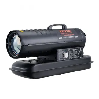 VEVOR Kerosin-/Diesel-Warmluftheizung, 70000 BTU Torpedo-Raumheizer, tragbar mit Thermostatregelung, 19-Liter-Tank, effizienter Kerosinheizer für den Innen- und Außenbereich für Zuhause, Baustelle, Industrie, Werkstätten, Schwarz VEVOR Kerosin-/Diesel-Warmluftheizung, 70000 BTU Torpedo-Raumheizer, tragbar mit Thermostatregelung, 19-Liter-Tank, effizienter Kerosinheizer für den Innen- und Außenbereich für Zuhause, Baustelle, Industrie, Werkstätten, Schwarz