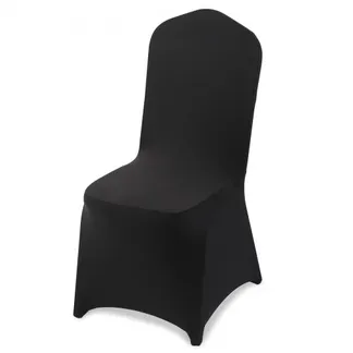 VEVOR Stuhlhussen Stuhlbezug 100 Stk. waschbarer & abnehmbarer Stuhlüberzug aus Polyester-Spandex für Hochzeitsfeiern Esszimmerbankette Restaurant, passend für Stühle (51 x 45 x 95 cm) Schwarz VEVOR Stuhlhussen Stuhlbezug 100 Stk. waschbarer & abnehmbarer Stuhlüberzug aus Polyester-Spandex für Hochzeitsfeiern Esszimmerbankette Restaurant, passend für Stühle (51 x 45 x 95 cm) Schwarz
