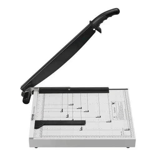 VEVOR Papierschneider Hebelschneider, 381 mm Max. Schnittbreite Manuelle Papierschneidemaschine, 16 Blätter Kapazität, mit Schutzschiene / Klingenarretierung, ideal für Zuhause, Büro, Schule – Bild 9
