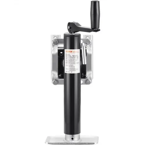 VEVOR Anhängerheber, 907 kg dynamische Tragkraft, robuste, schwenkbare Ausdrehstütze, 265-515 mm Abstellstütze mit Griff für Wohnwagenanhänger, Pferdeanhänger, Nutzanhänger und Yachtanhänger – Bild 10