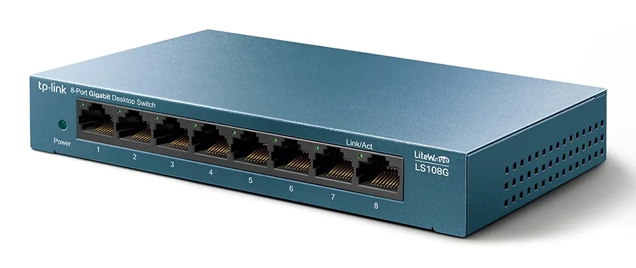 TP-Link LS108G Netzwerk-Switch Unmanaged Gigabit Ethernet (10/100/1000) Blau – Bild 2
