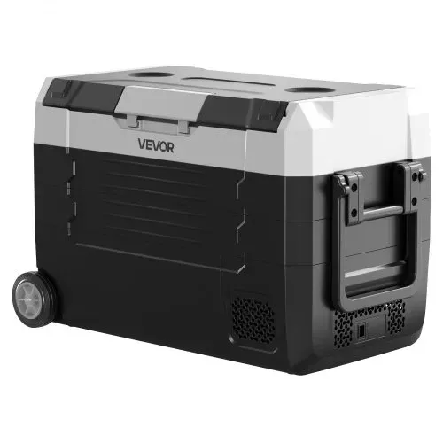 VEVOR Kompressor Kühlbox 12/24 V DC 100–240 V AC, Autokühlschrank 35 L mit App-Steuerung & Rädern & 2 Temperaturzonen (-20 °C bis 20 °C), Tragbarer Kühlschrank für Wohnmobile Boote Camping Angeln – Bild 9