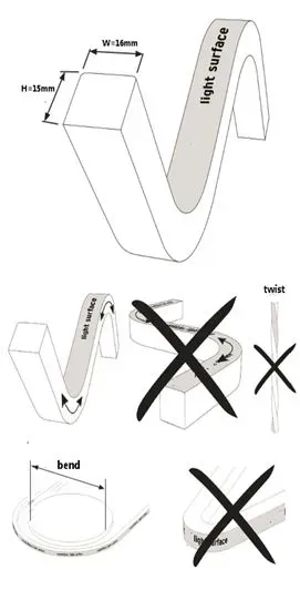 Synergy 21 LED Flex Strip NEON TB WW DC24V IP40 – Bild 3