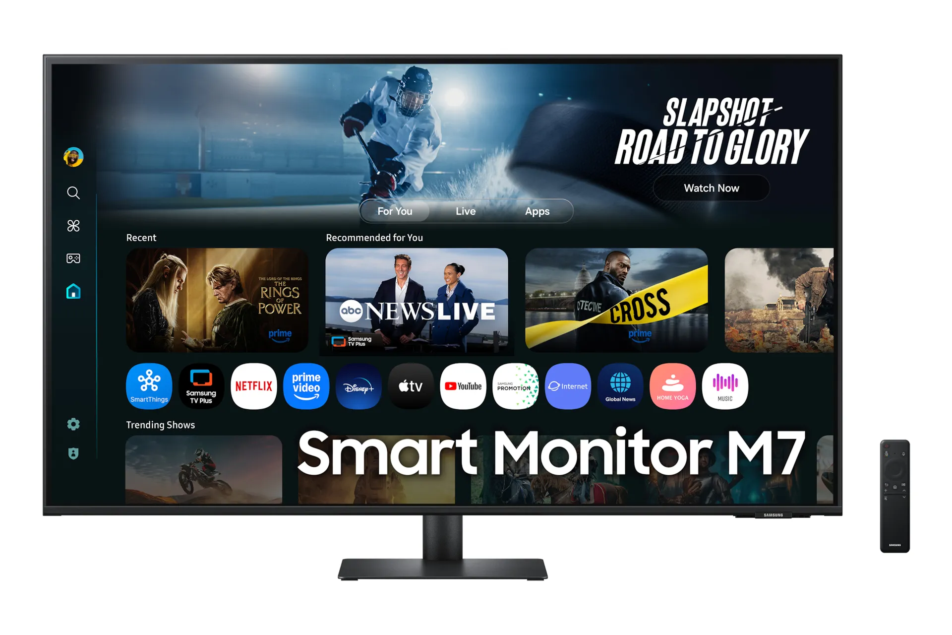 Samsung M7 43″ Smart Monitor (M70F) 4K UHD 60Hz 4ms Vision AI Samsung M7 43″ Smart Monitor (M70F) 4K UHD 60Hz 4ms Vision AI