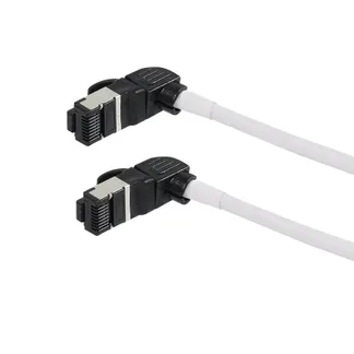 Patchkabel RJ45, CAT6A 500Mhz, 7.5m, weiss, S/FTP, slimline rund d=4,5mm, TPE/LSZH(Superflex), AWG28, mit CAT7 Rohk., drehbarer Stecker, Synergy21 Patchkabel RJ45, CAT6A 500Mhz, 7.5m, weiss, S/FTP, slimline rund d=4,5mm, TPE/LSZH(Superflex), AWG28, mit CAT7 Rohk., drehbarer Stecker, Synergy21