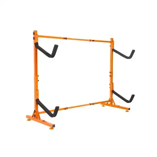 VEVOR Kayak Halterung Kajak Aufhänger 1265 x 788 x 1380 mm, Freistehender Kajakständer 2 Kajaks 1230–1825 mm Breitenverstellbereich, Kajak Aufbewahrungsregal Robuste Kajak-Aufbewahrungshaken – Bild 8