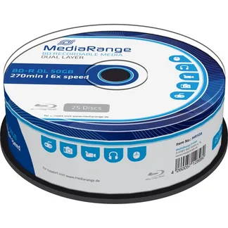BD-R Dual Layer 50 GB, Blu-ray-Rohlinge BD-R Dual Layer 50 GB, Blu-ray-Rohlinge