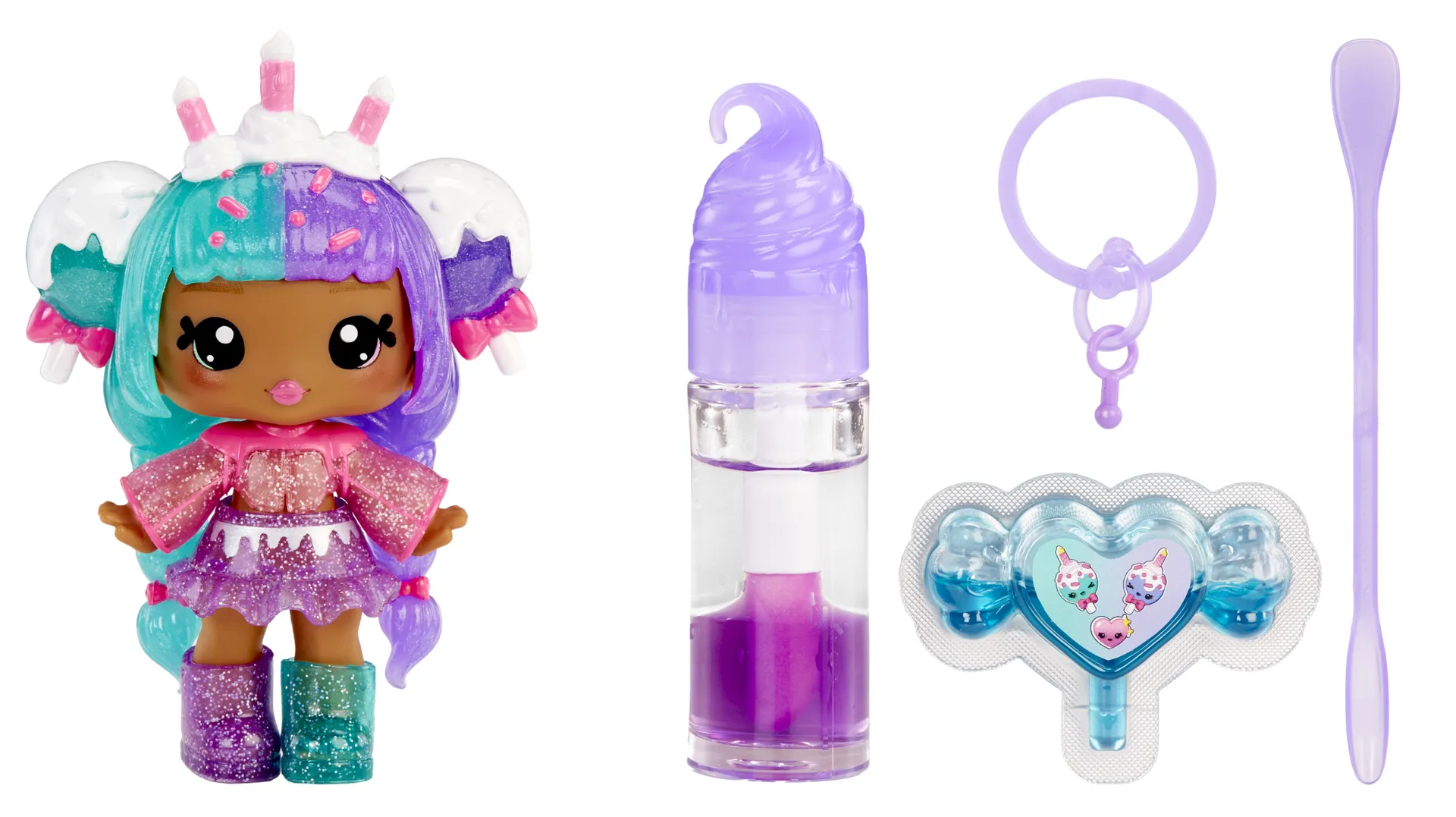 MGA Entertainment Yummiland Mystery Lip Gloss Doll - Carly Cakepop – Bild 2