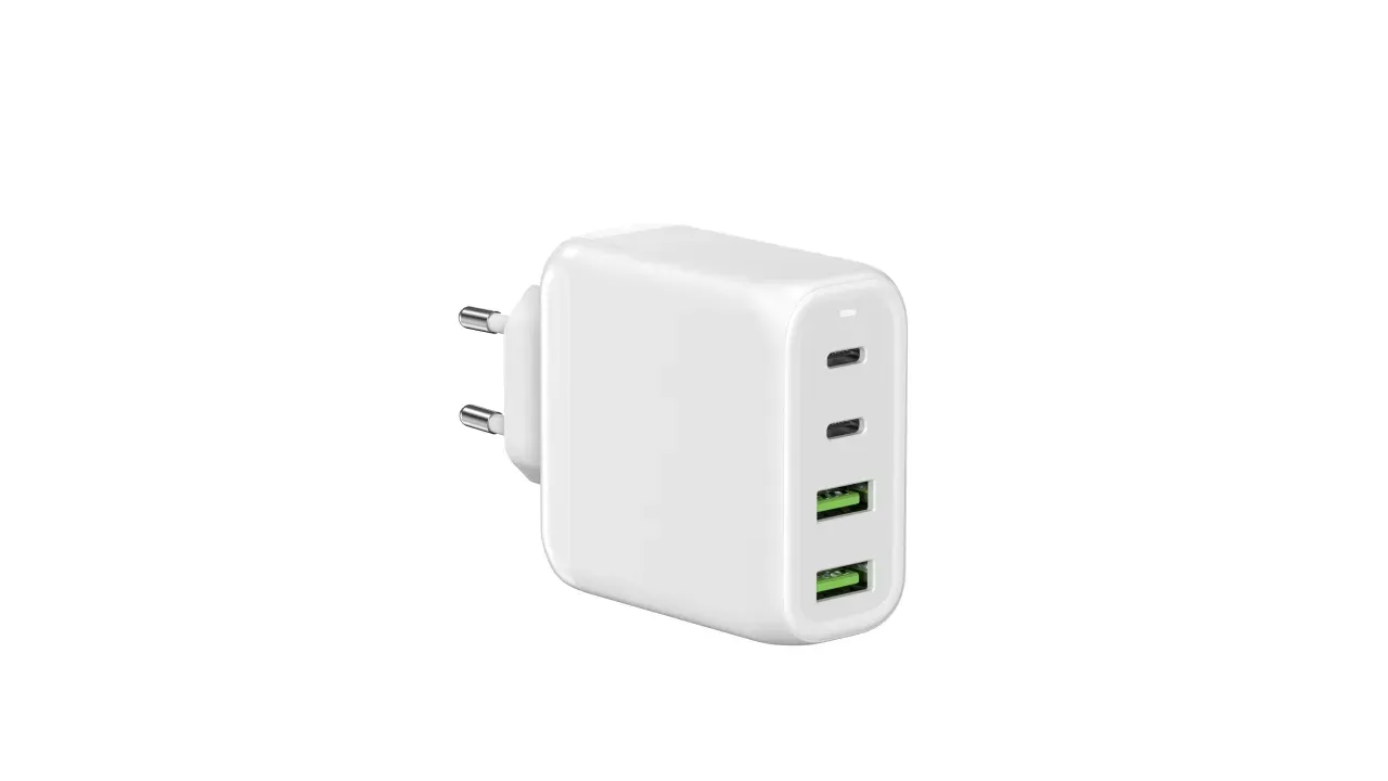 ALLNET Ersatznetzteil QC USB-C PD GaN Netzteil Power Supply 68 Watt 2x USB Typ-A QC, 2x USB Typ-C**EU PLUG** – Bild 3