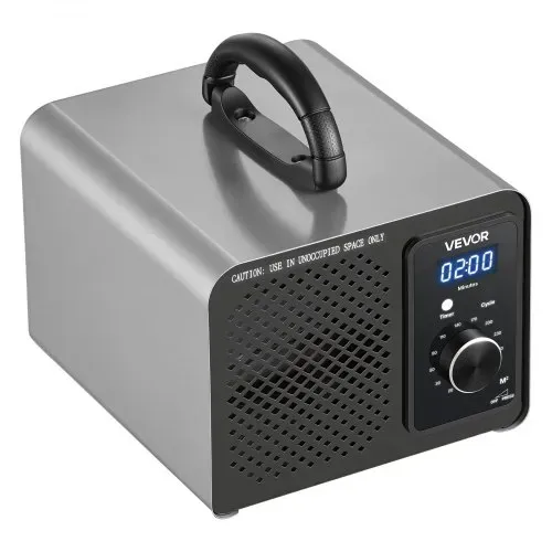 VEVOR Ozongenerator 36000mg/h, Industrielles Ozongerät mit 15s Startverzögerung 120min Timer & Drehgeberknopf, Ozonisator für Max. 300㎡, Ozon-Luftreiniger gegen Gerüche für Autos Hotels Wohnungen – Bild 9