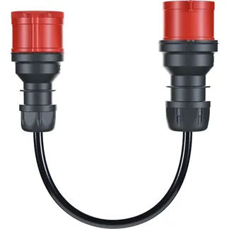 Adapter für Gemini flex 11 kW, CEE rot Drehstrom 16A > CEE rot 32A Adapter für Gemini flex 11 kW, CEE rot Drehstrom 16A > CEE rot 32A