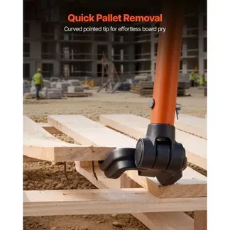 VEVOR Plattenheber, 907 kg Tragkraft, 1270 mm Gesamtlänge, mit Handschuhen & Nagelzieher, schwere Paletten-Buster für Aufhebeln von Bodenbelägen, Rahmen, Dächern, Verkleidungen & Gipskartonplatten VEVOR Plattenheber, 907 kg Tragkraft, 1270 mm Gesamtlänge, mit Handschuhen & Nagelzieher, schwere Paletten-Buster für Aufhebeln von Bodenbelägen, Rahmen, Dächern, Verkleidungen & Gipskartonplatten