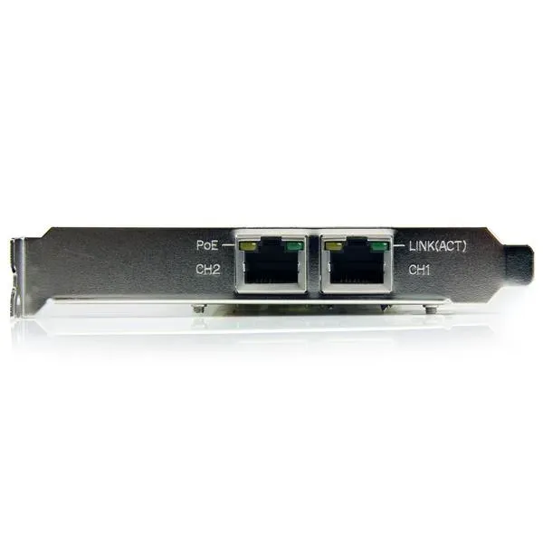 StarTech.com Dual Port PCI Express Gigabit Netzwerkkarte - PCIe PoE/PSE NIC Server Adapter – Bild 3