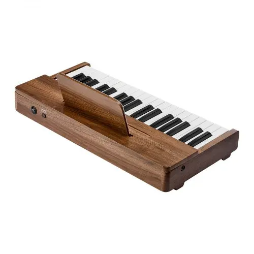 VEVOR Kinder-Keyboard, 37 Tasten, Digitales Holzpiano für Kinder ab 3 Jahren, Mini-Musikinstrument mit Realistischem Klang, Dual-Power, Einstellbare Lautstärke, Musikalische Früherziehung, Walnuss – Bild 10