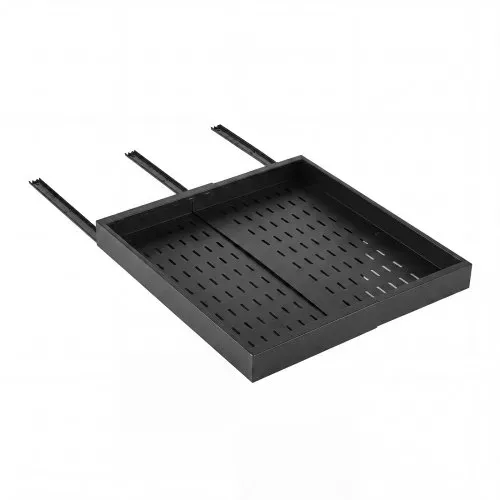 VEVOR 2 x Teleskopschubladen Ausziehbare Küchenschrank-Organizer 31-48 cm, 52 cm Tiefe Auszugsschubladen für Schränke, Erweiterbare Auszugsschubladen für Küchenschränke mit Nano-Klebestreifen, Schwarz – Bild 10