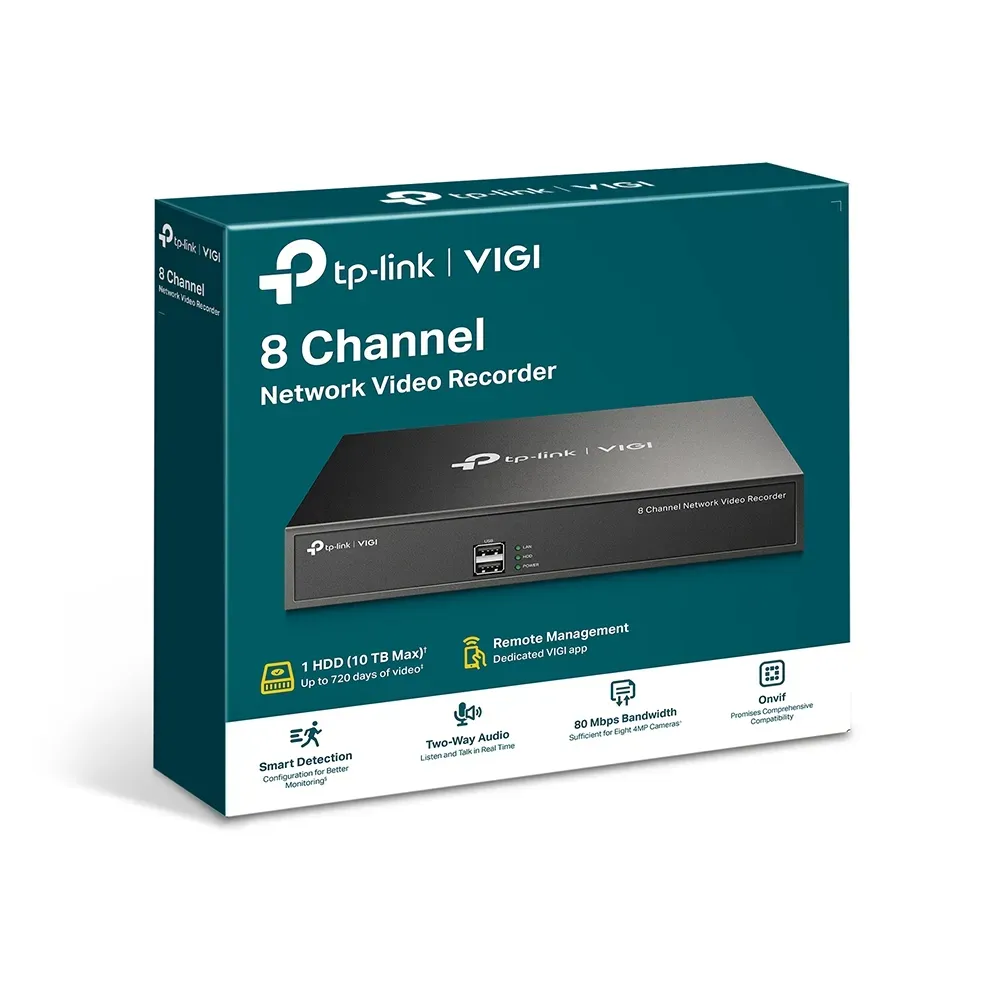 TP-Link - 8 Channel Network Video Recorder - VIGI NVR1008H – Bild 7