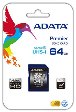 ADATA SDXC 64GB UHS Klasse 10 – Bild 2