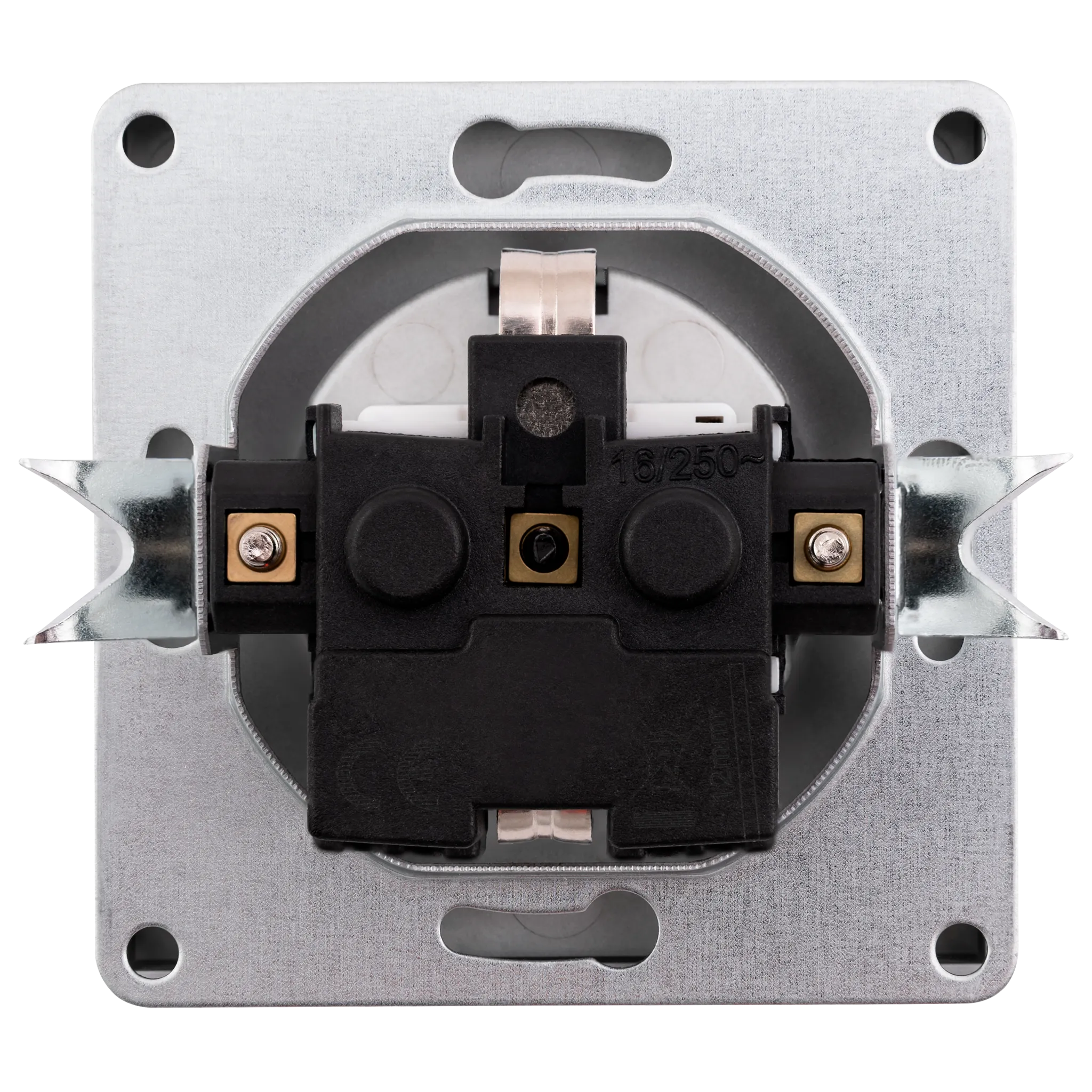 Schutzkontakt-Steckdose McPower ''Shallow'' 250V~/16A, Einsteckschutz, Steckanschluss, 18er-Pack – Bild 3