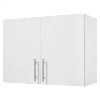 VEVOR Wandschrank für Waschküche, 2-stöckiger Wandhängeschrank mit verstellbarer Ablage, Küchenschrank mit 2 Türen, für Küche Bad Wäscherei, 40,6 x 81,3 x 61 cm (T x B x H), Oberschrank Weiß VEVOR Wandschrank für Waschküche, 2-stöckiger Wandhängeschrank mit verstellbarer Ablage, Küchenschrank mit 2 Türen, für Küche Bad Wäscherei, 40,6 x 81,3 x 61 cm (T x B x H), Oberschrank Weiß