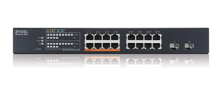 Zyxel XMG1915-18EP Managed L2 2.5G Ethernet (100/1000/2500) Power over Ethernet (PoE) Zyxel XMG1915-18EP Managed L2 2.5G Ethernet (100/1000/2500) Power over Ethernet (PoE)