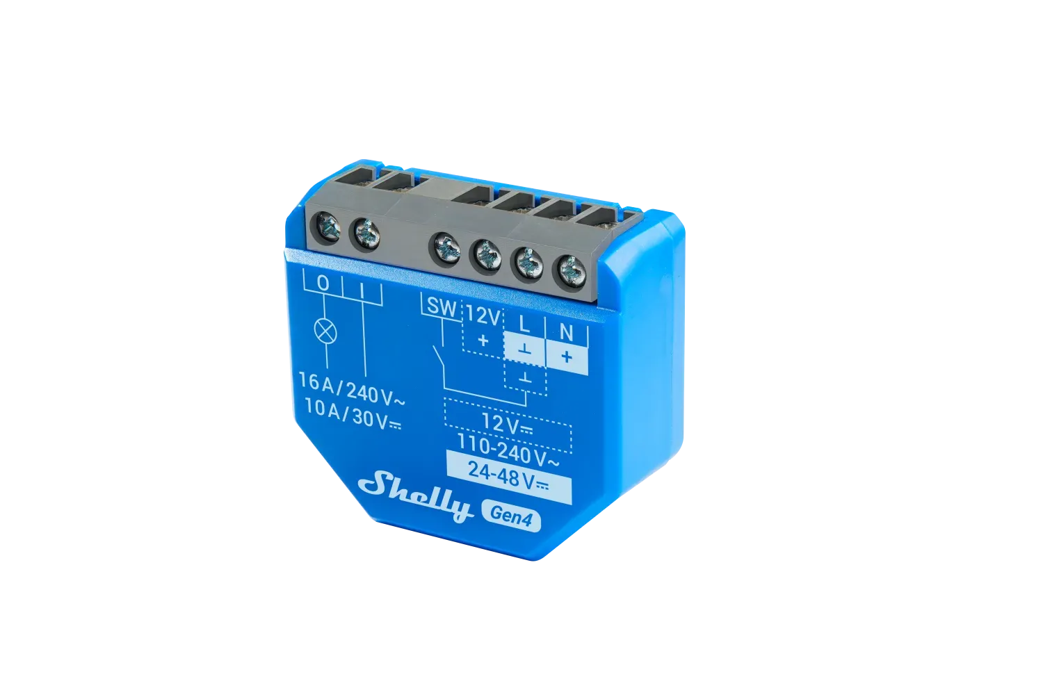 Shelly · Unterputz · "1 Gen4" · Relais · max 16A · 1 Kanal · WLAN · Matter · Zigbee · Bluetooth – Bild 2