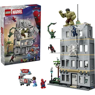 76350 Marvel Super Heroes Großer Showdown: Spider-Man vs. Hulk, Konstruktionsspielzeug 76350 Marvel Super Heroes Großer Showdown: Spider-Man vs. Hulk, Konstruktionsspielzeug