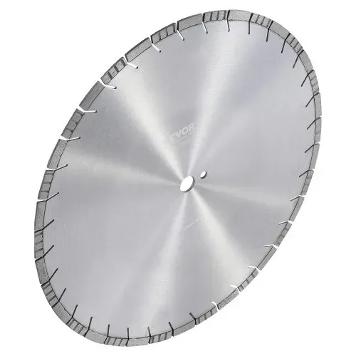VEVOR Diamantsägeblatt Betonsägeblatt 50 cm für Nass- oder Trockenarbeiten, 12 mm Diamantsegmentsägeblatt mit schrägen Zähnen, Mittellochdurchmesser 25,4 mm, für Beton, Zementplatten, Fliesen, Ziegel – Bild 9