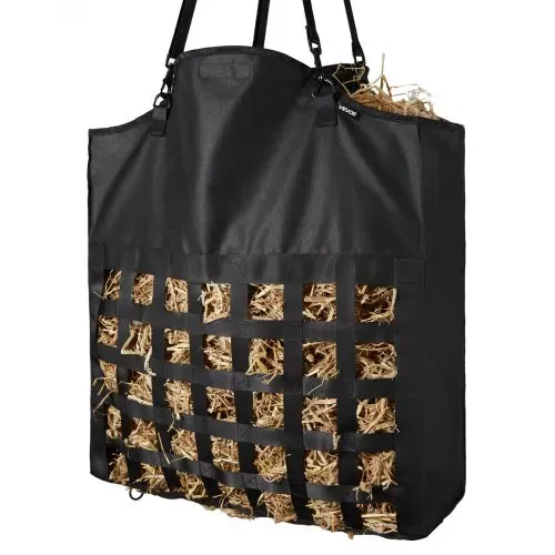 VEVOR Heusack für Pferde,55x18,5x64 cm, 4,6x4,6 cm Maschenweite, Nylonkonstruktion mit PVC-Beschichtung, verstellbare Aufhängegurte & Metallhaken, Heutasche für langsame Futteraufnahme – Bild 10
