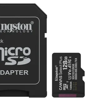 Kingston Technology 128GB microSDXC Canvas Select Plus Gen3 150MB/s A1 (Einschließlich SD Adapter) Kingston Technology 128GB microSDXC Canvas Select Plus Gen3 150MB/s A1 (Einschließlich SD Adapter)
