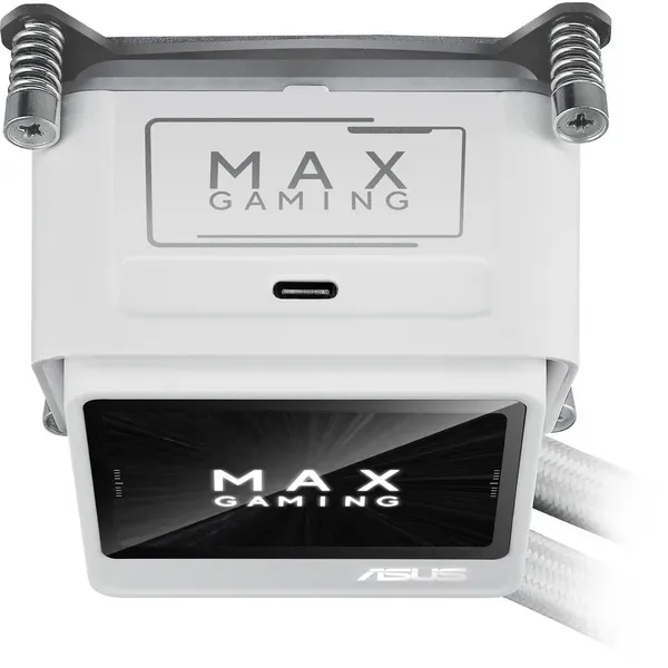 ASUS MAX Gaming LC 360 ARGB LCD White Edition Prozessor All-in-One-Flüssigkeitskühler 12 cm Weiß – Bild 9