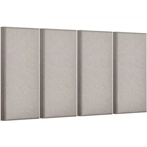 VEVOR Akustikplatten, 4 Stück, 5,1 cm dick, 60,4 x 30 cm, Fiberglas, schallabsorbierende Platten, selbstklebende, schalldichte Wandplatten, für Studios, Büros, Heimkinos, Konferenzräume, Kamel – Bild 8