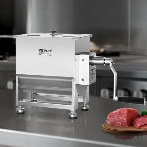 VEVOR manueller Fleischmischer 30 L Fleischverarbeitungsgerät (maximales Mischen von 20,4 kg Fleisch), Fleischmischer aus Edelstahl, Wurstmischer mit Untersetzungsgetriebe, Handmixer für Hackfleisch – Bild 7