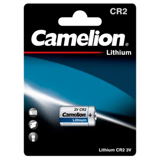 Lithium-Photobatterie CAMELION, CR2, 3 V, 1er-Blister Lithium-Photobatterie CAMELION, CR2, 3 V, 1er-Blister