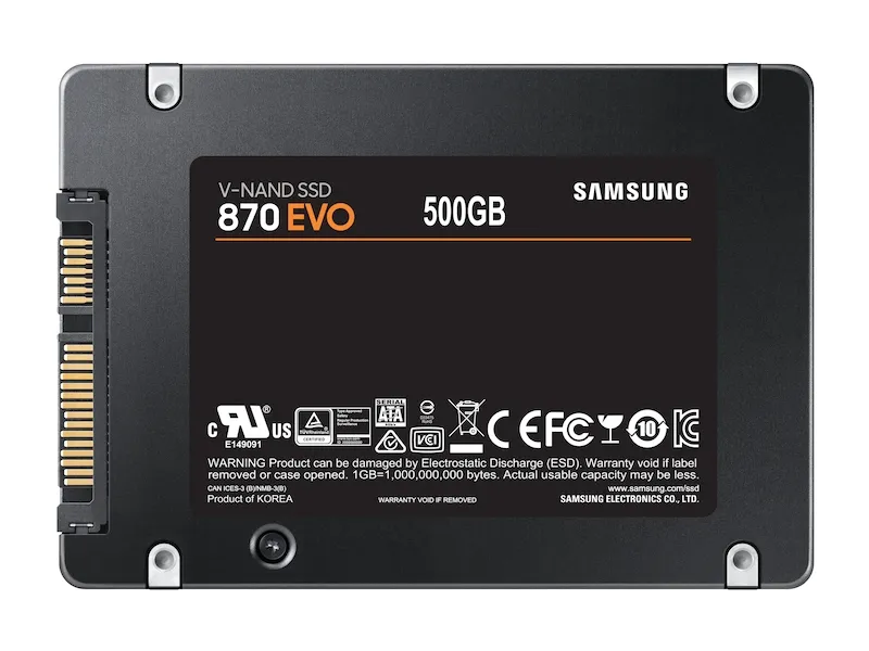 Samsung 870 EVO 500 GB 2.5" Serial ATA III V-NAND MLC – Bild 5