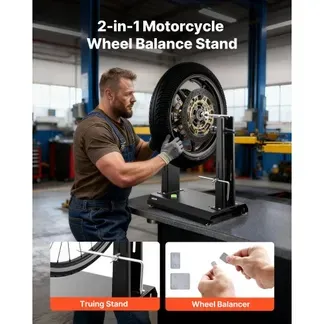 VEVOR Motorrad Auswuchtständer Reifenwuchtgerät 40 kg Tragkraft, Reifenauswuchtmaschine Zentrierständer mit verstellbaren Zentrierkegeln & Zentrierzeiger, Reifenmontagehilfe für φ 889 mm Rad VEVOR Motorrad Auswuchtständer Reifenwuchtgerät 40 kg Tragkraft, Reifenauswuchtmaschine Zentrierständer mit verstellbaren Zentrierkegeln & Zentrierzeiger, Reifenmontagehilfe für φ 889 mm Rad