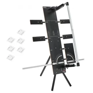 VEVOR Styroporschneider, 200 W, Heißdrahtschneider mit 6 Nickel-Chrom-Heizdrähten, professionelles elektrisches Schneidewerkzeug mit 1150 mm max. Schnittlänge für Schaum, Schwamm, KT-Platten VEVOR Styroporschneider, 200 W, Heißdrahtschneider mit 6 Nickel-Chrom-Heizdrähten, professionelles elektrisches Schneidewerkzeug mit 1150 mm max. Schnittlänge für Schaum, Schwamm, KT-Platten