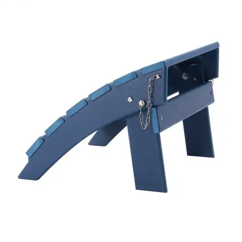 VEVOR Fußstütze für Adirondack-Stühle, 400x480x330 mm, klappbarer Adirondack-Ottomane aus HDPE-Kunststoff, Gartenstuhl weit verbreitet für Außenbereich, Veranda, Pool, Rasen, Hinterhof, blau – Bild 10
